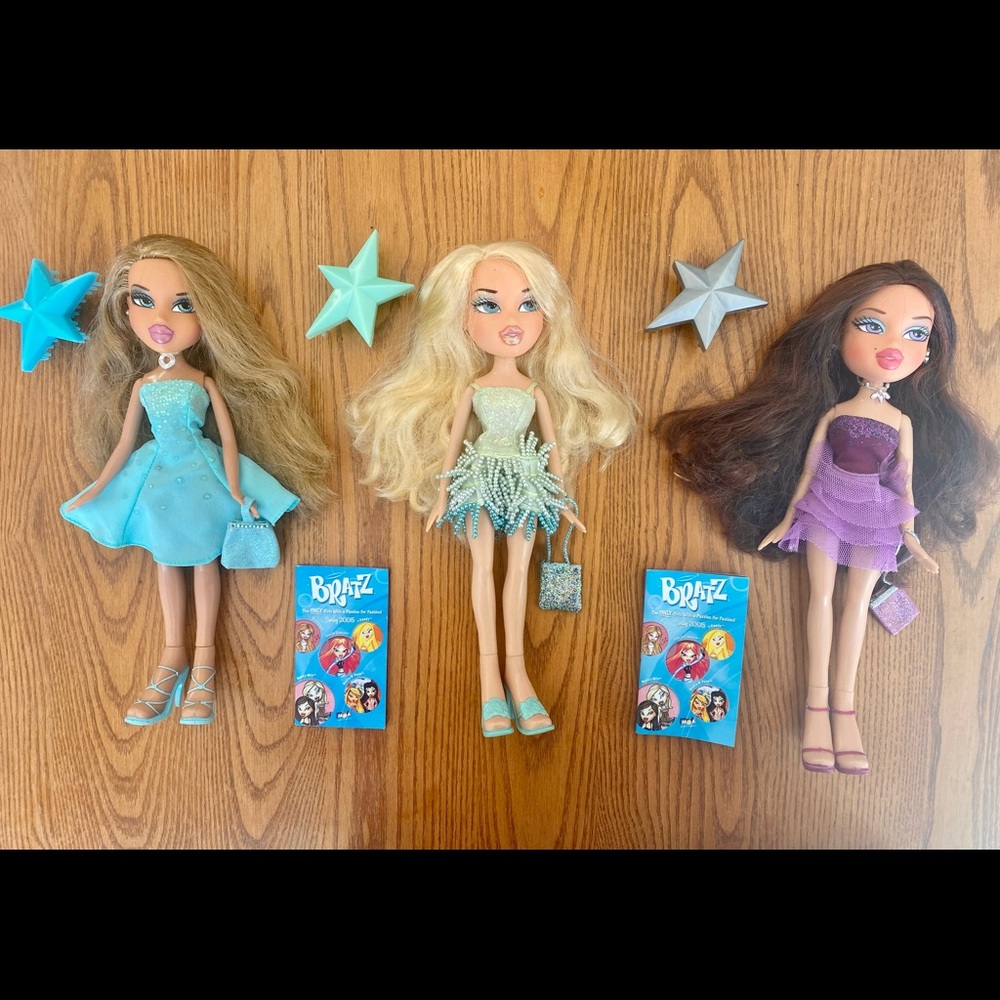Hollywood Style Bratz Dolls Yasmin, Cloe, & Phoebe